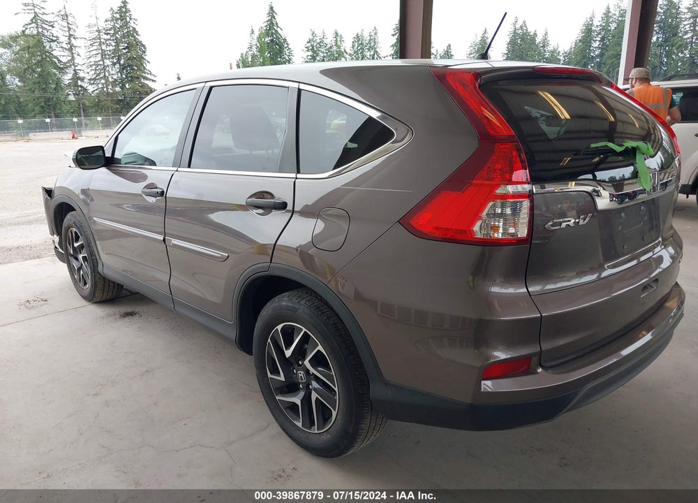 2016 HONDA CR-V SE VIN: 2HKRM4H48GH702039