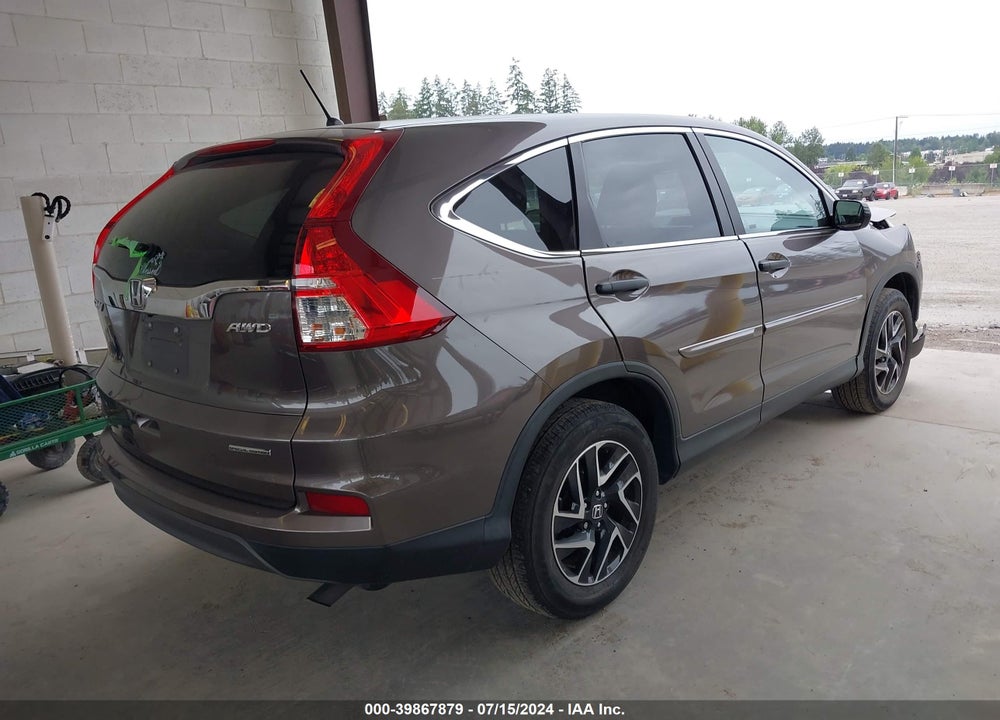 2016 HONDA CR-V SE VIN: 2HKRM4H48GH702039