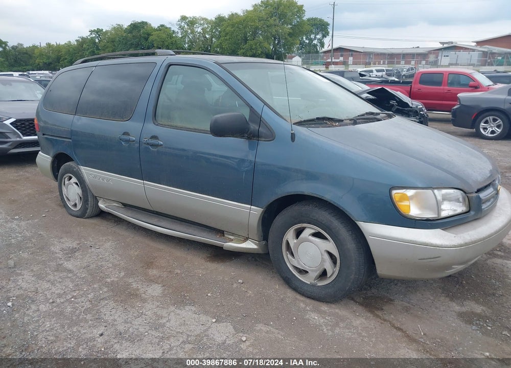 2000 TOYOTA SIENNA XLE VIN: 4T3ZF13C4YU269207