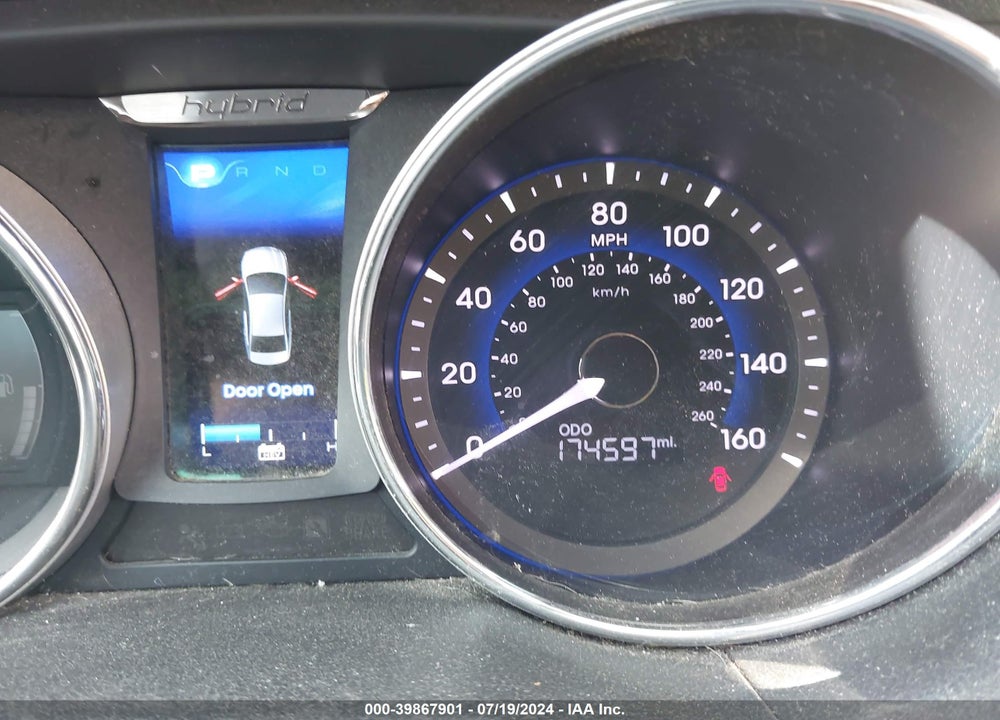2013 HYUNDAI SONATA HYBRID VIN: KMHEC4A40DA087156