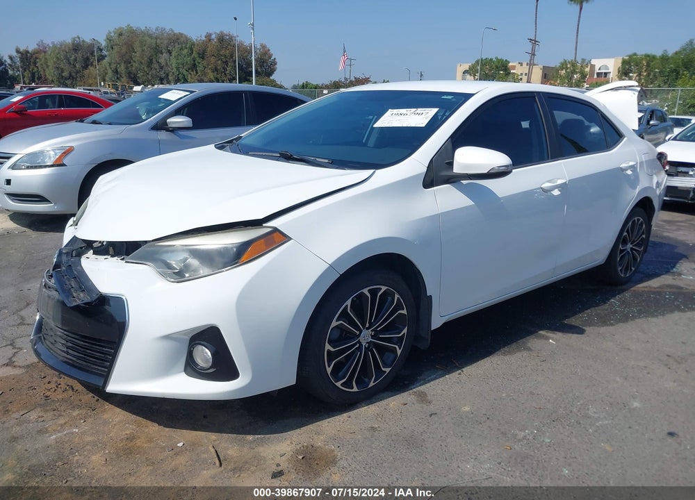 2015 TOYOTA COROLLA S PLUS VIN: 5YFBURHE1FP228749