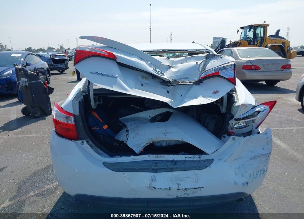 2015 TOYOTA COROLLA S PLUS VIN: 5YFBURHE1FP228749