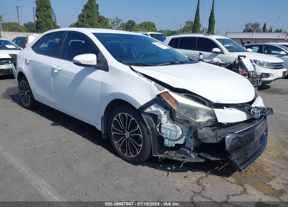 2015 TOYOTA COROLLA S PLUS VIN: 5YFBURHE1FP228749