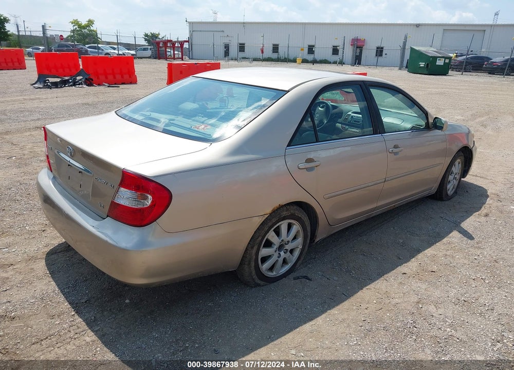 2002 TOYOTA CAMRY XLE V6 VIN: 4T1BF30K02U006785