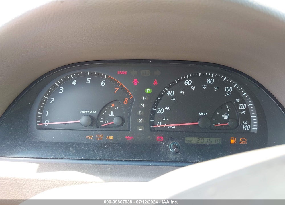 2002 TOYOTA CAMRY XLE V6 VIN: 4T1BF30K02U006785