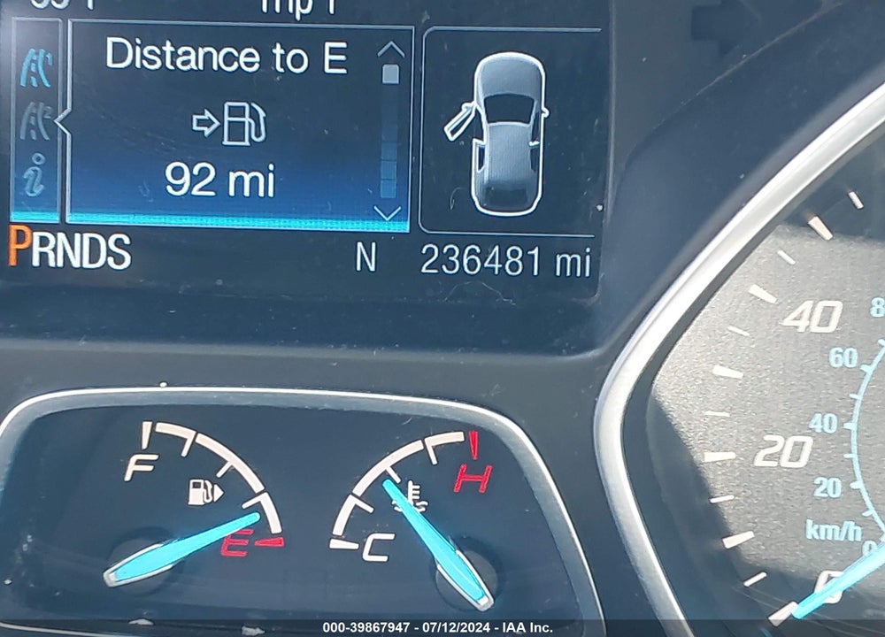 2014 FORD ESCAPE SE VIN: 1FMCU9G90EUC38940
