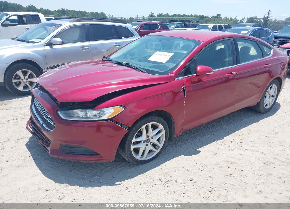 2014 FORD FUSION SE VIN: 3FA6P0H78ER205909