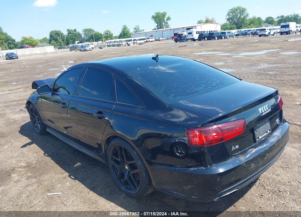 2016 AUDI A6 3.0T PREMIUM PLUS VIN: WAUFGAFC5GN016752