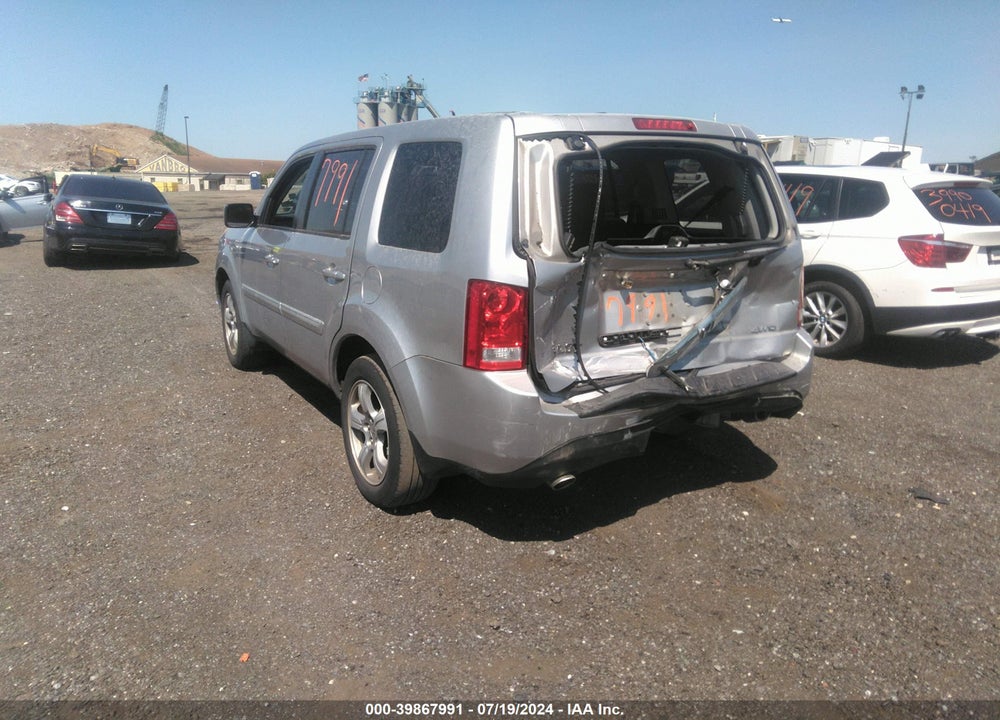 2015 HONDA PILOT EX-L VIN: 5FNYF4H58FB062698