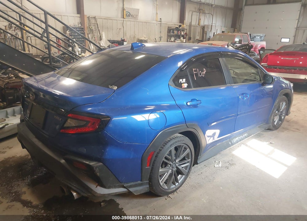 2022 SUBARU WRX VIN: JF1VBAA6XN9029054
