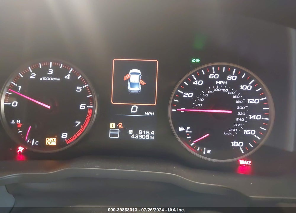 2022 SUBARU WRX VIN: JF1VBAA6XN9029054