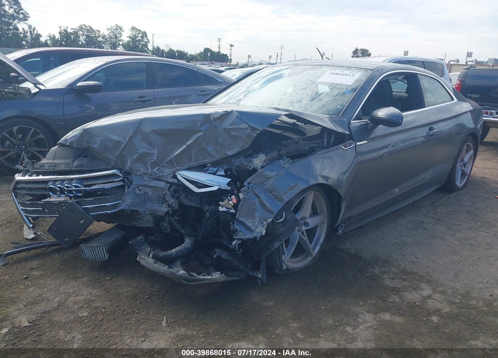 2018 AUDI A5 2.0T PREMIUM VIN: WAUSNAF54JA001373