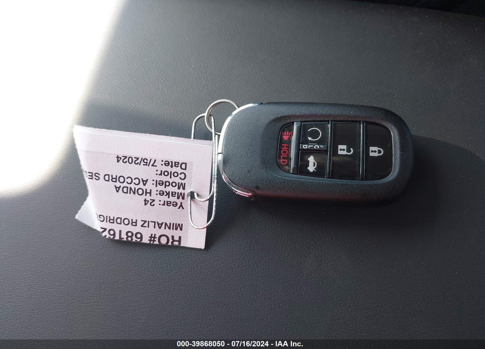2024 HONDA ACCORD EX VIN: 1HGCY1F37RA061030