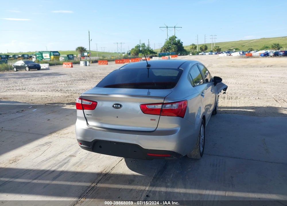 2015 KIA RIO LX VIN: KNADM4A38F6451413