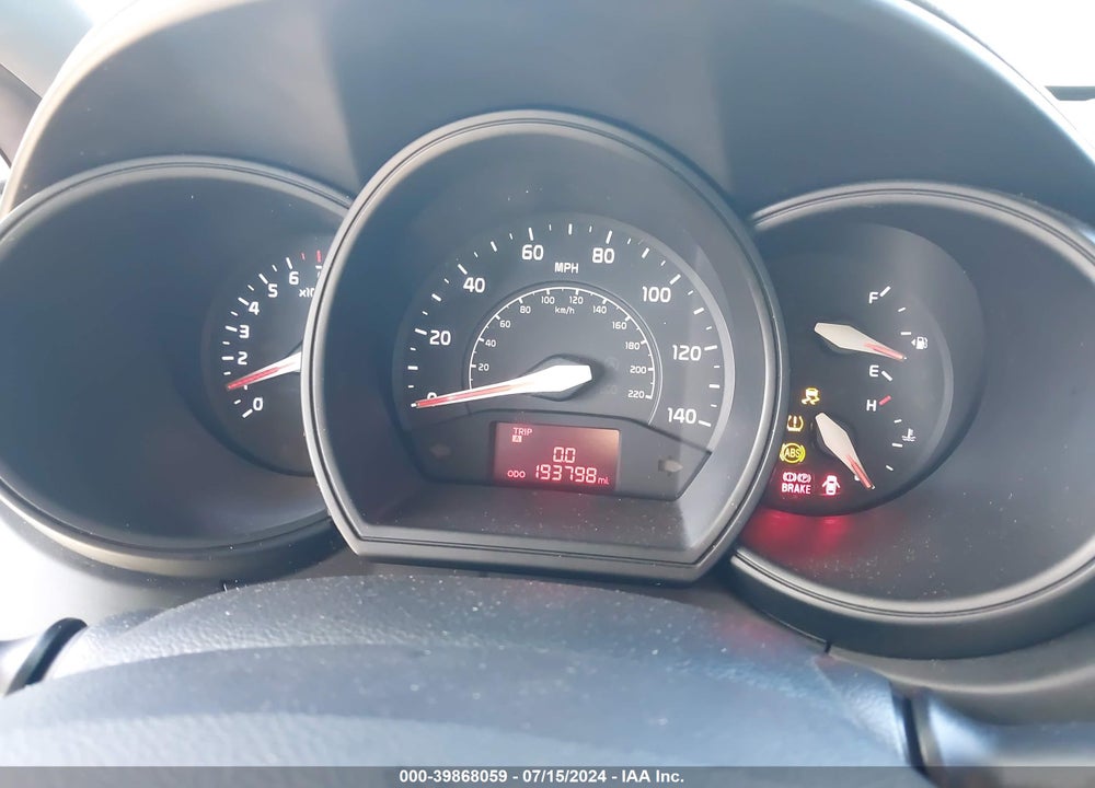 2015 KIA RIO LX VIN: KNADM4A38F6451413