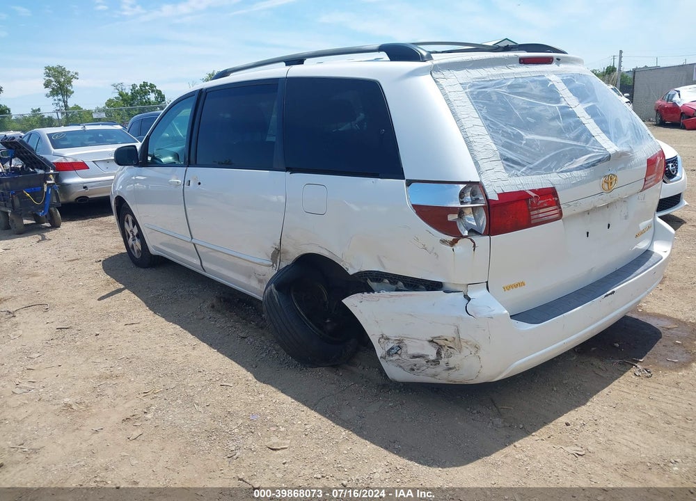 2004 TOYOTA SIENNA XLE VIN: 5TDZA22C34S136648