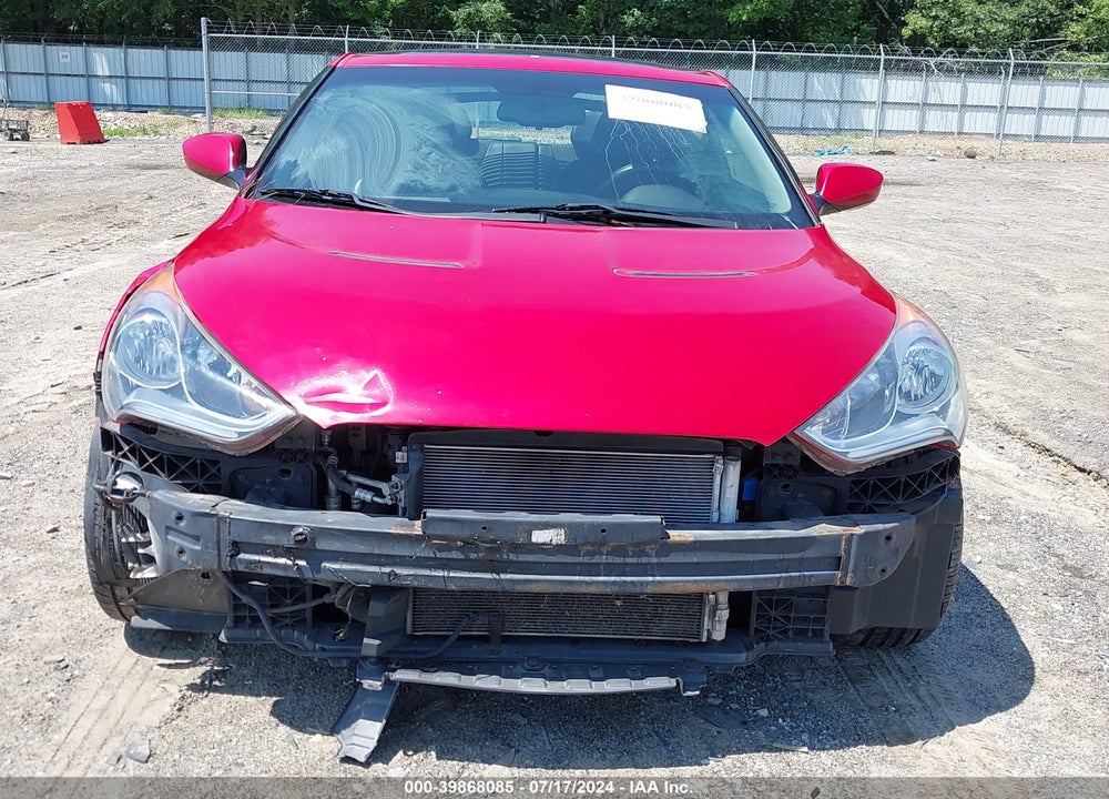 2013 HYUNDAI VELOSTER BASE W/BLACK VIN: KMHTC6AD7DU095451