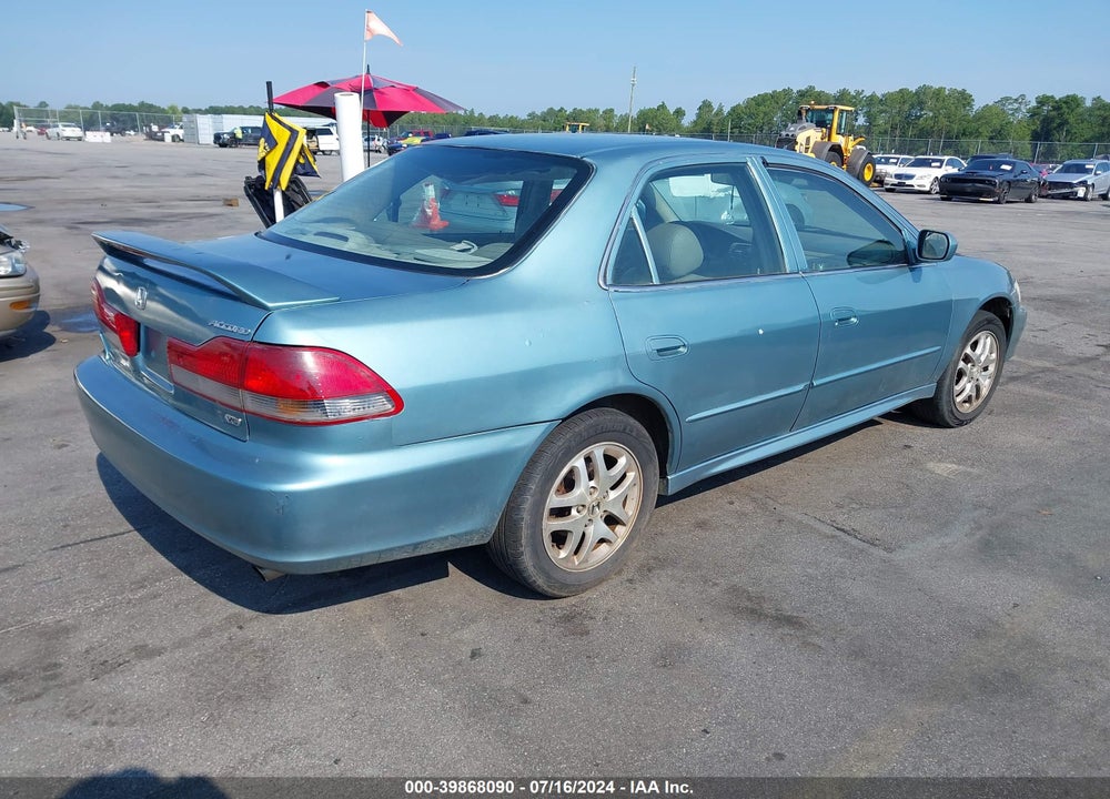 2002 HONDA ACCORD 3.0 EX VIN: 1HGCG16502A020796
