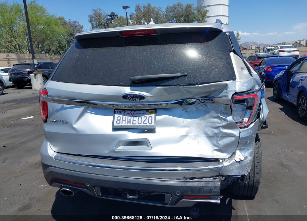 2019 FORD EXPLORER LIMITED VIN: 1FM5K7F87KGB16811