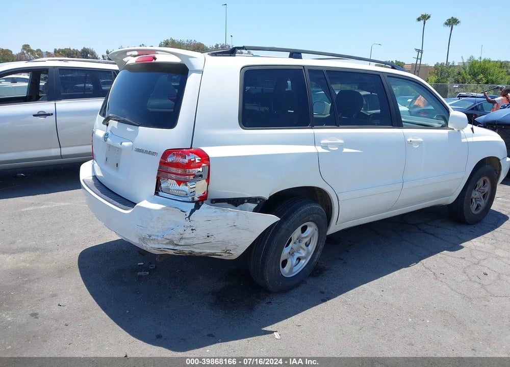 2003 TOYOTA HIGHLANDER VIN: JTEGD21A030053738