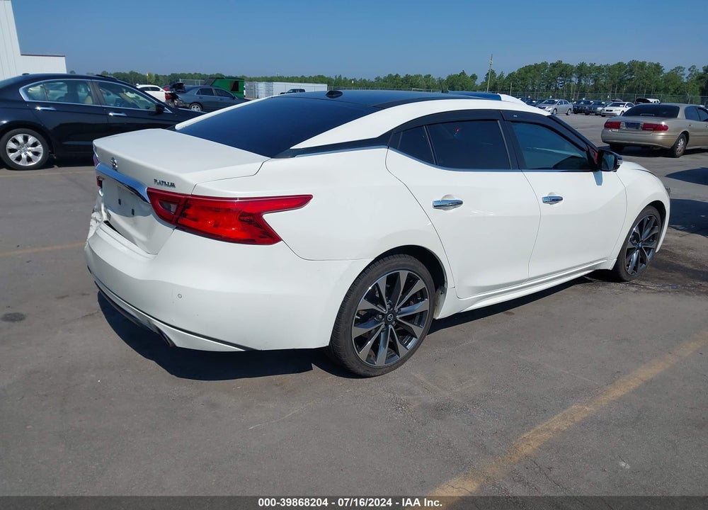 2016 NISSAN MAXIMA 3.5 PLATINUM VIN: 1N4AA6AP5GC409495