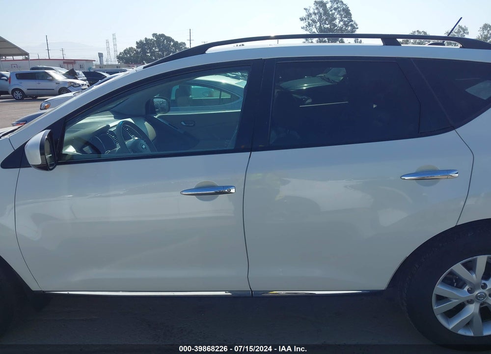 2011 NISSAN MURANO SL VIN: JN8AZ1MU9BW050641