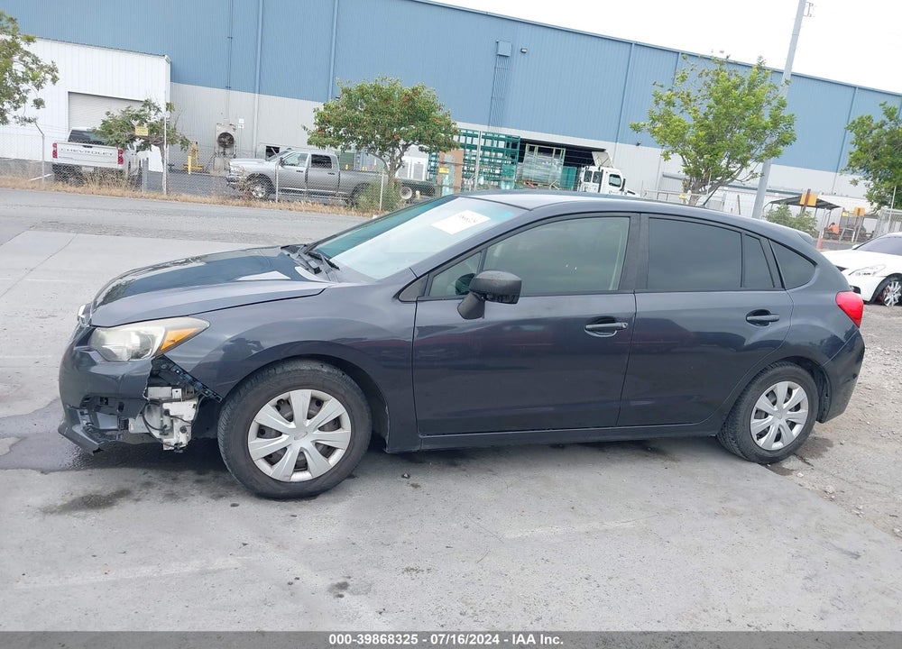 2015 SUBARU IMPREZA 2.0I VIN: JF1GPAA62FH207864