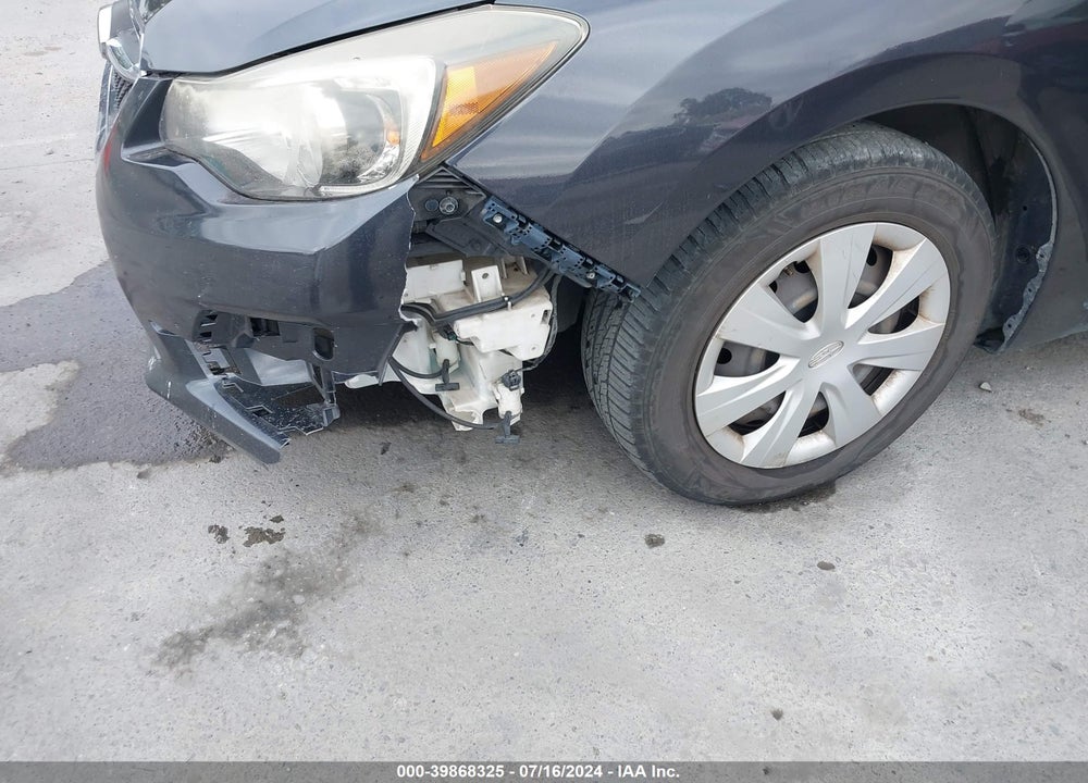2015 SUBARU IMPREZA 2.0I VIN: JF1GPAA62FH207864