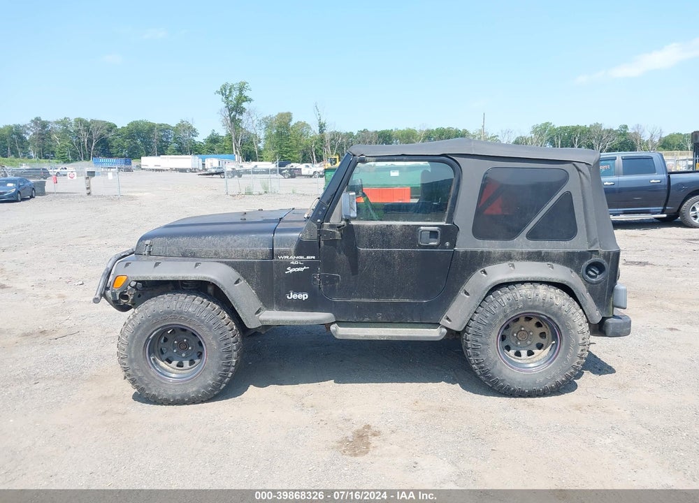 1999 JEEP WRANGLER SPORT VIN: 1J4FY19S3XP467521