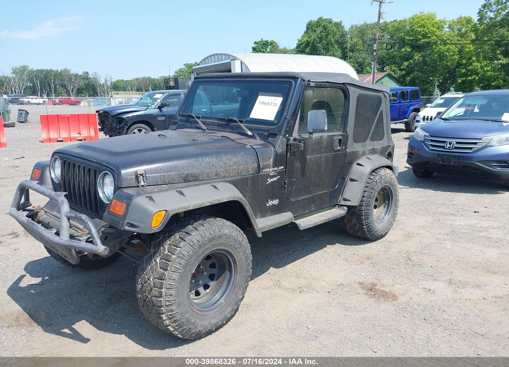 1999 JEEP WRANGLER SPORT VIN: 1J4FY19S3XP467521