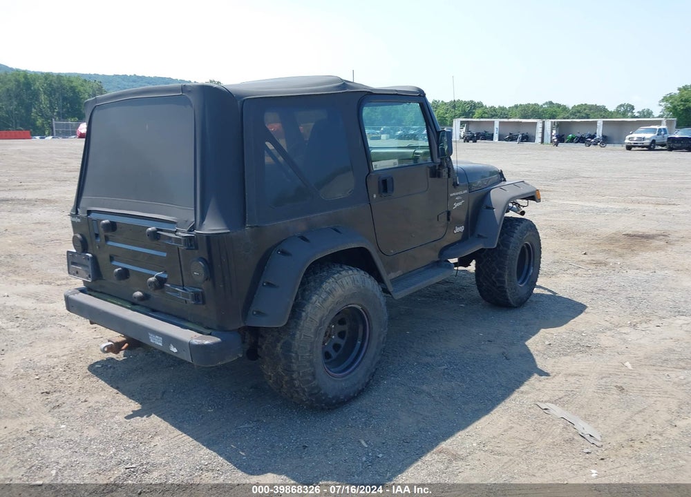 1999 JEEP WRANGLER SPORT VIN: 1J4FY19S3XP467521