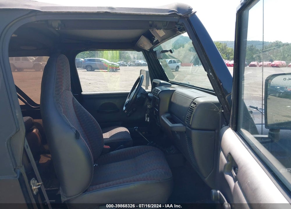 1999 JEEP WRANGLER SPORT VIN: 1J4FY19S3XP467521