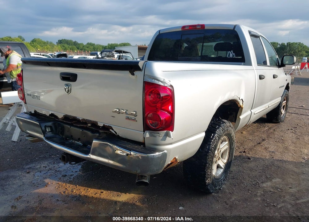 2007 DODGE RAM 1500 SLT/TRX4 OFF ROAD/SPORT VIN: 1D7HU18247S115384