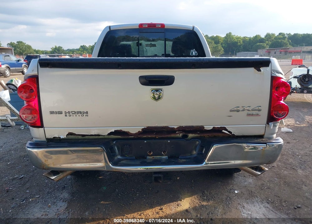 2007 DODGE RAM 1500 SLT/TRX4 OFF ROAD/SPORT VIN: 1D7HU18247S115384
