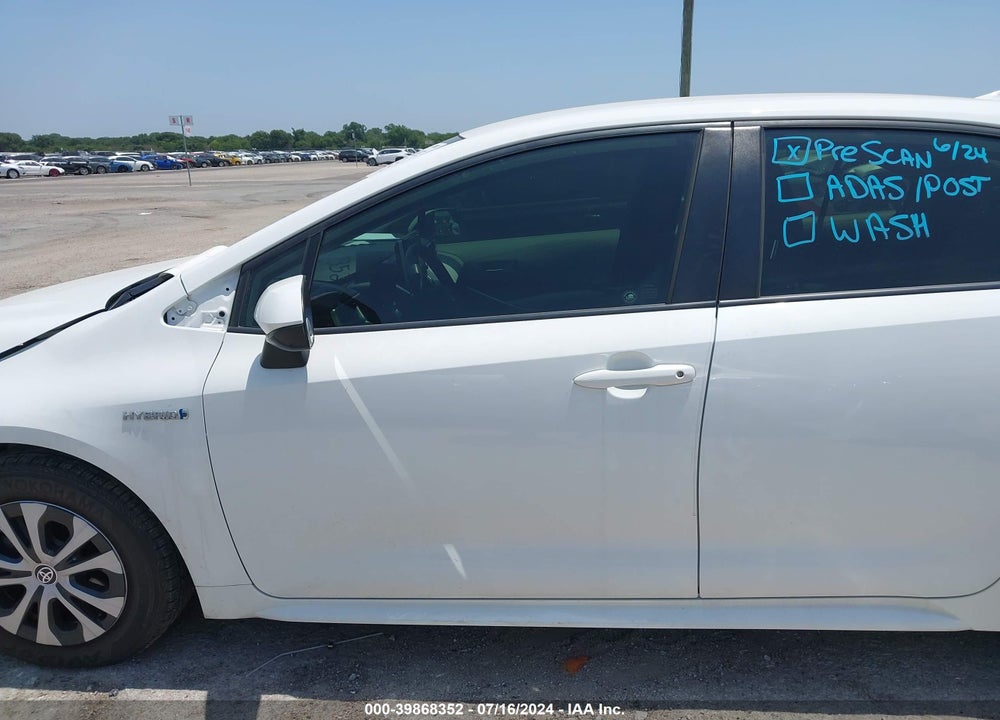 2021 TOYOTA COROLLA HYBRID LE VIN: JTDEAMDE4MJ020056