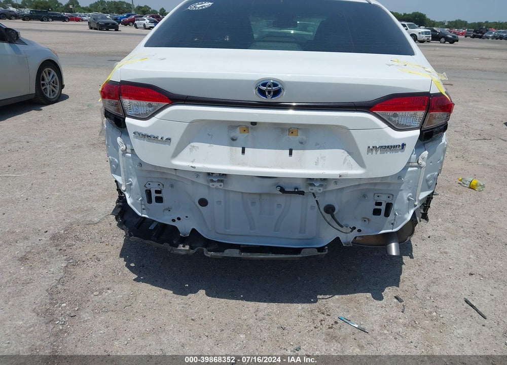 2021 TOYOTA COROLLA HYBRID LE VIN: JTDEAMDE4MJ020056