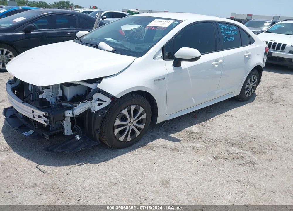 2021 TOYOTA COROLLA HYBRID LE VIN: JTDEAMDE4MJ020056