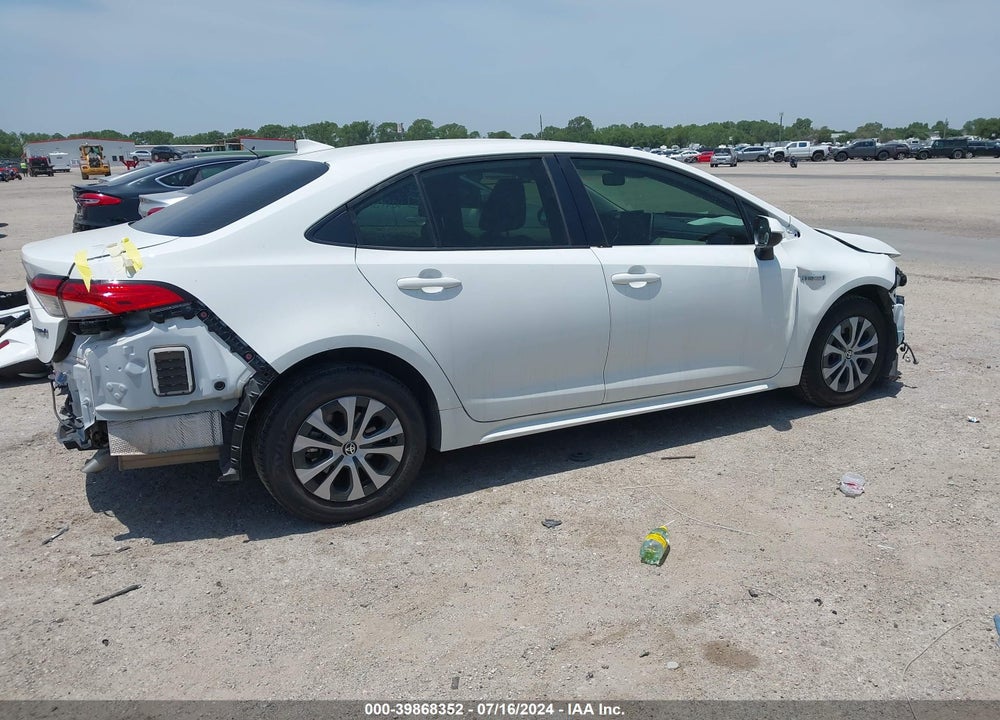 2021 TOYOTA COROLLA HYBRID LE VIN: JTDEAMDE4MJ020056