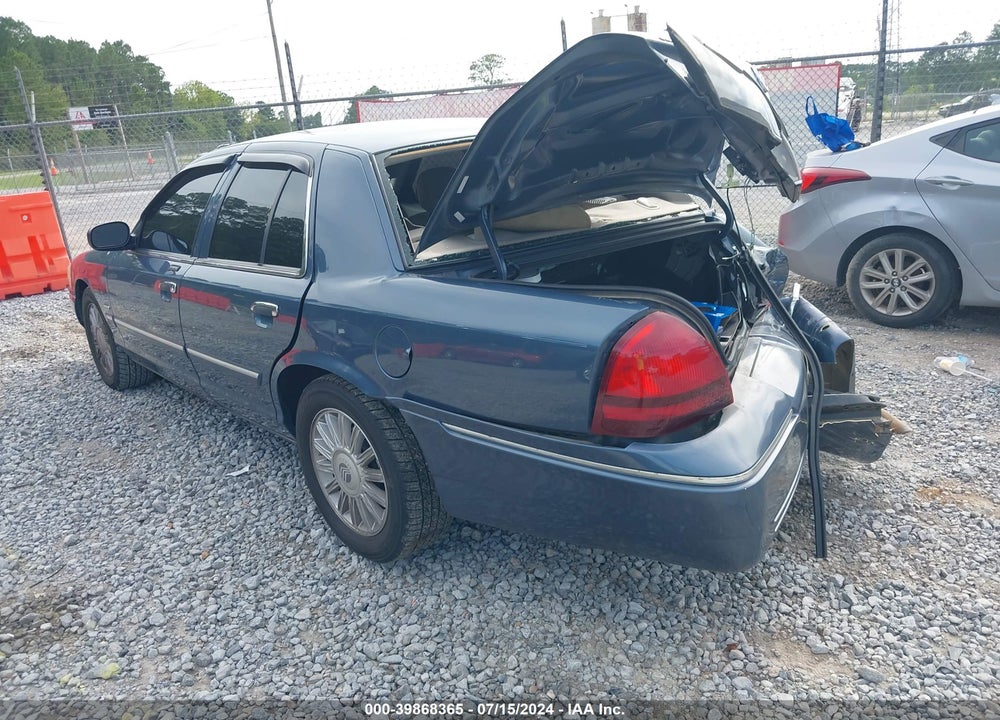 2009 MERCURY GRAND MARQUIS LS (FLEET ONLY) VIN: 2MEHM75V49X616060