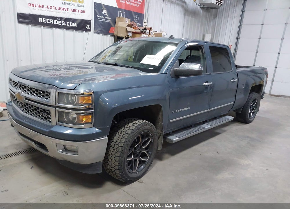 2014 CHEVROLET SILVERADO 1500 1LZ/2LZ VIN: 3GCUKSEC8EG229801