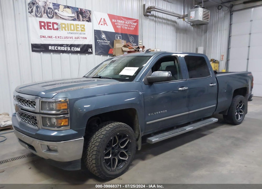 2014 CHEVROLET SILVERADO 1500 1LZ/2LZ VIN: 3GCUKSEC8EG229801