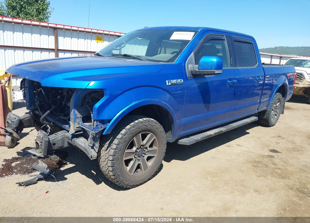 2015 FORD F-150 LARIAT VIN: 1FTFW1EF4FFB41476