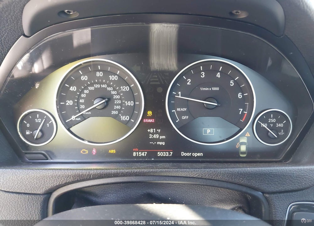2012 BMW 328I VIN: WBA3A5G50CNP16667