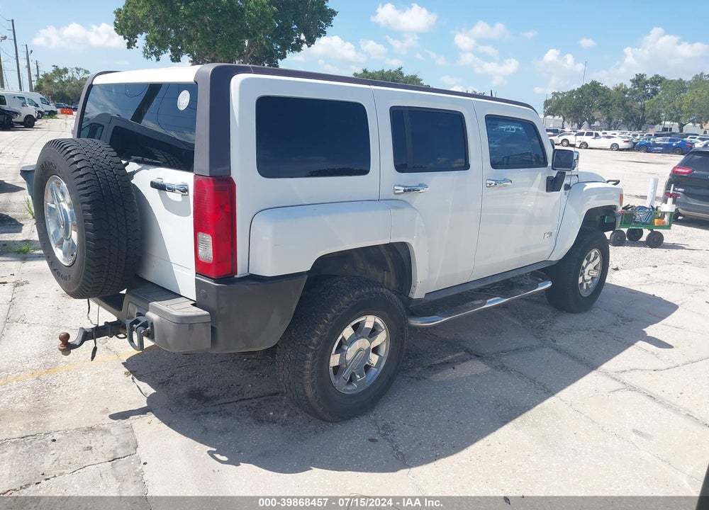 2008 HUMMER H3 SUV VIN: 5GTEN13E388113693