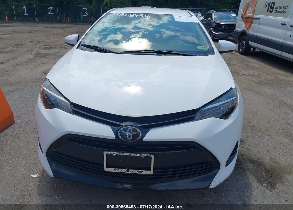 2019 TOYOTA COROLLA LE VIN: 2T1BURHE5KC188671