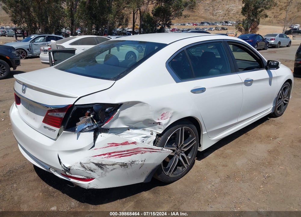 2017 HONDA ACCORD SPORT VIN: 1HGCR2F53HA142514