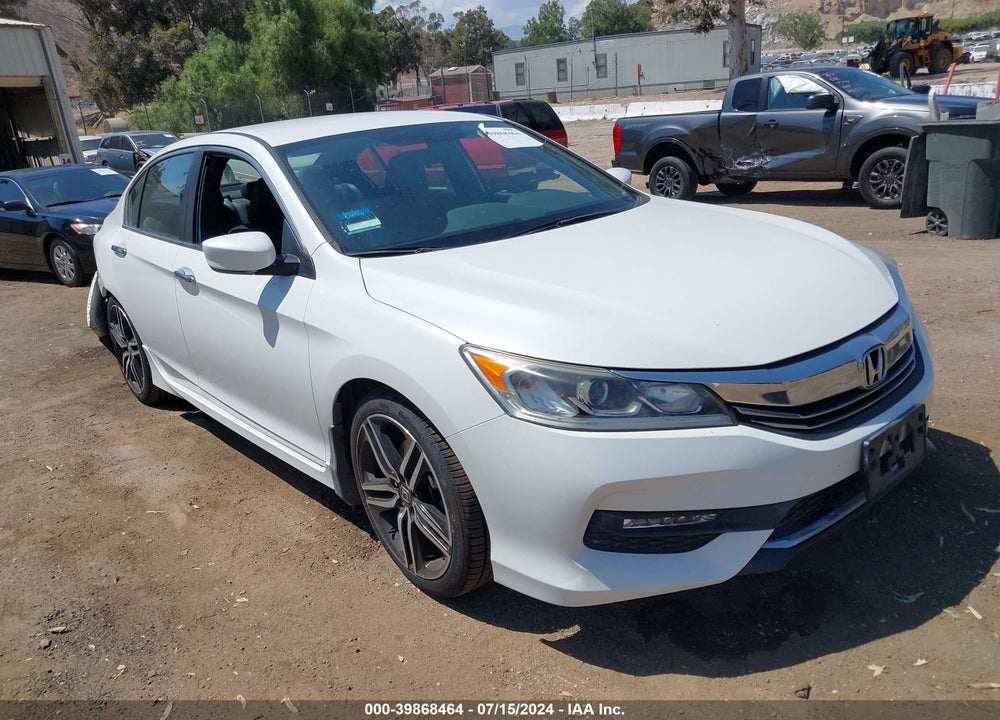 2017 HONDA ACCORD SPORT VIN: 1HGCR2F53HA142514