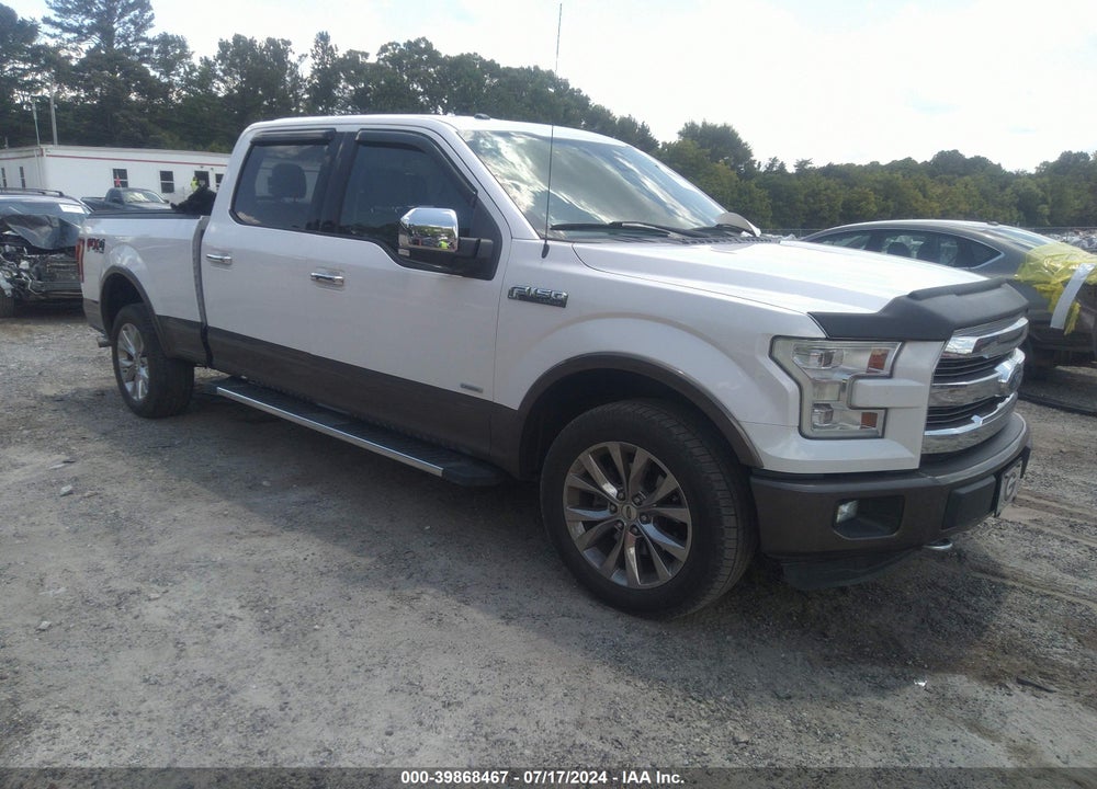 2016 FORD F-150 LARIAT VIN: 1FTFW1EG0GKD69637