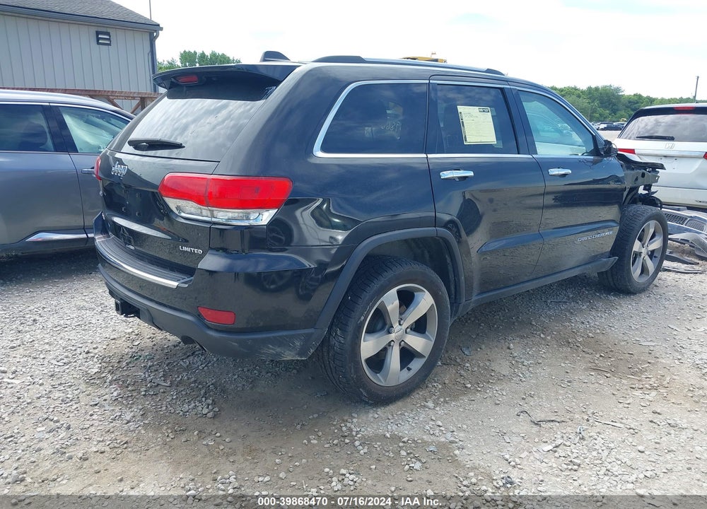 2014 JEEP GRAND CHEROKEE LIMITED VIN: 1C4RJFBG5EC266010