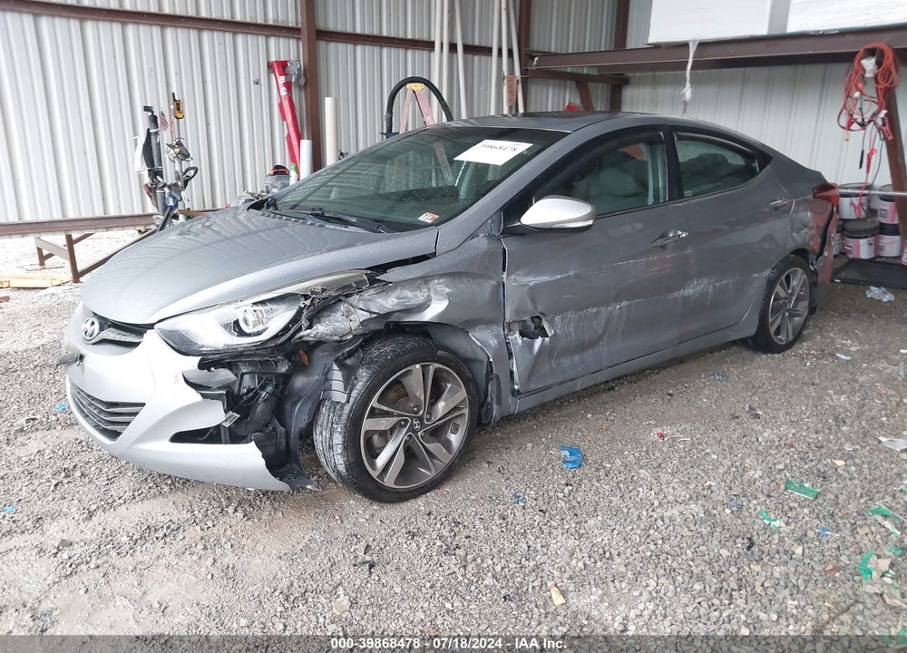 2015 HYUNDAI ELANTRA LIMITED VIN: 5NPDH4AE4FH578139